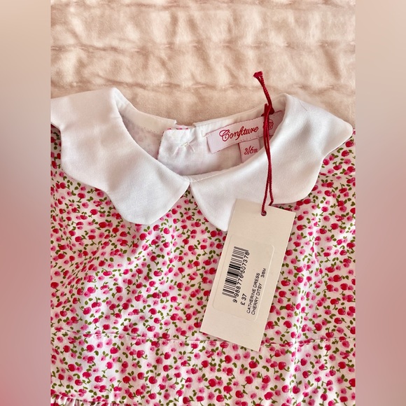 Girls Spanish Peter Pan Collar Dress 3/6M - Picture 3 of 3